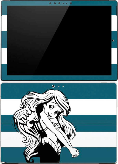 Disney The Little Mermaid Ariel Stripes Surface Pro 4 Skin